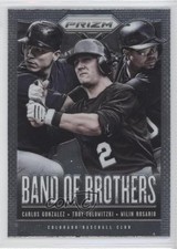 2013 Prizm Band of Brothers Carlos Gonzalez Troy Tulowitzki Wilin Rosario 4r2