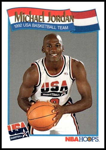 1991-92 Hoops Michael Jordan #579 USA Basketball Card