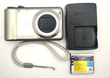 Sony Cyber-shot DSC-HX5V Digital Camera 10.2 MP Gold Tested Working Japan