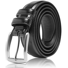 Men  s Classic belt Full Grain Genuine Leather Tactical Casual Dress Jeans Belts