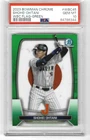 SHOHEI OHTANI 2023 BOWMAN CHROME (WBC FLAG - GREEN) /99 #WBC-45 PSA 10
