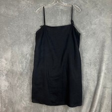 Quince 100% European Linen Mini Dress Womens L Pocket Minimalist Luxury