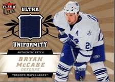 2006-07 Ultra Uniformity Patches #UPMD Bryan McCabe Jersey /25 - HKY