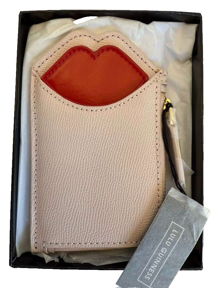 LULU GUINNESS LONDON BLUSH POP UP LIP LILIANA WALLET NEW NWT | eBay