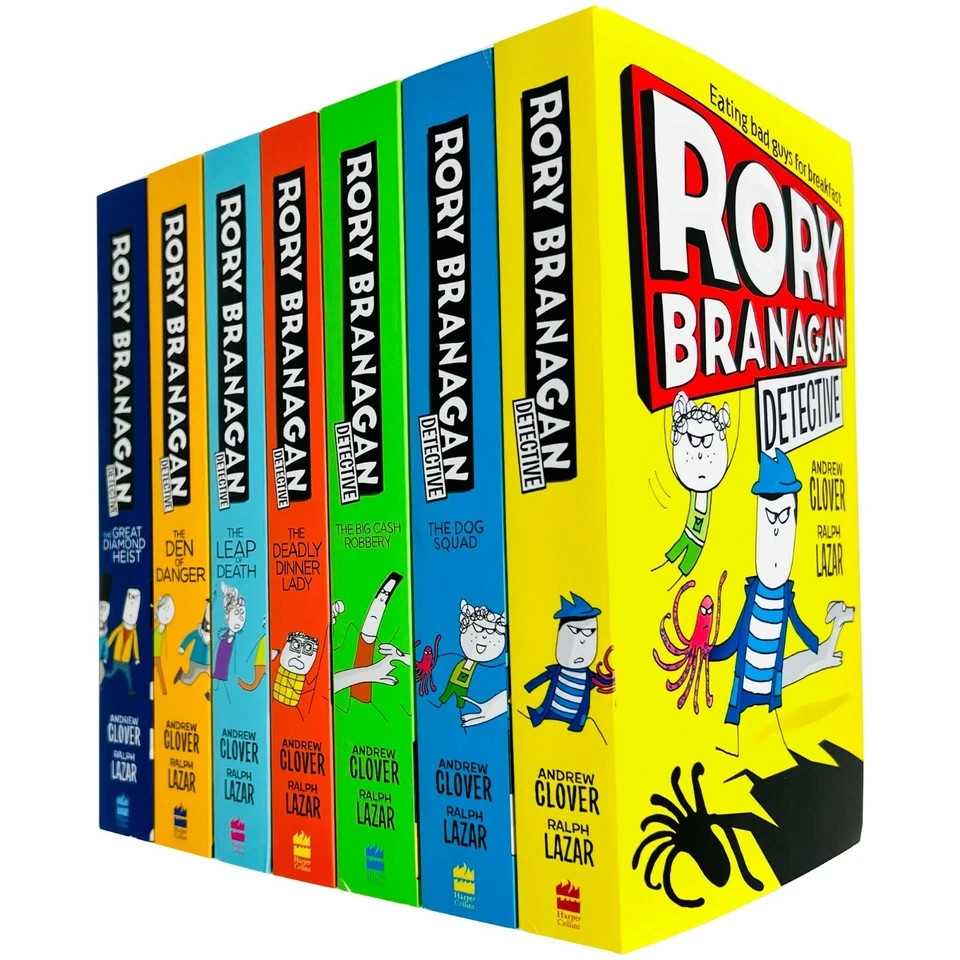 Andrew Clover Rory Branagan Detective Series 1-7 Books Collection Set Big Cash