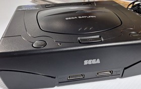 Sega Saturn Black Console CIB Games W/ Registration Tomb ,D Horror Tested  Rare