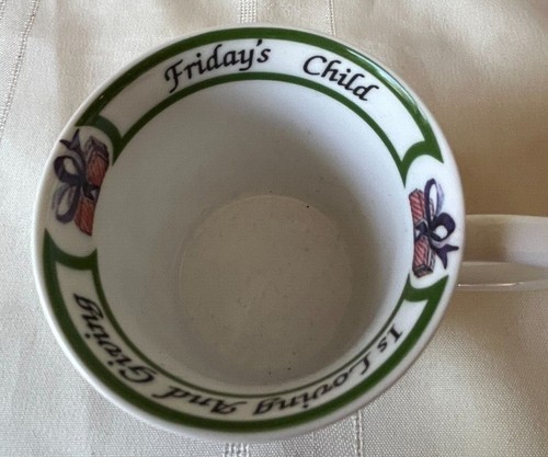 QUEEN'S FINE BONE CHINA ~ "BIRTHDAY WEEK" MUG ~ YOU CHOOSE 1 or ALL ~ 1+ SHIP - Picture 8 of 18