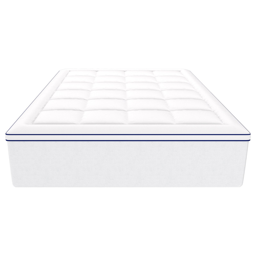 VEVOR Mattress Topper Premium Memory Foam Fiber Fill Queen Size 3 in