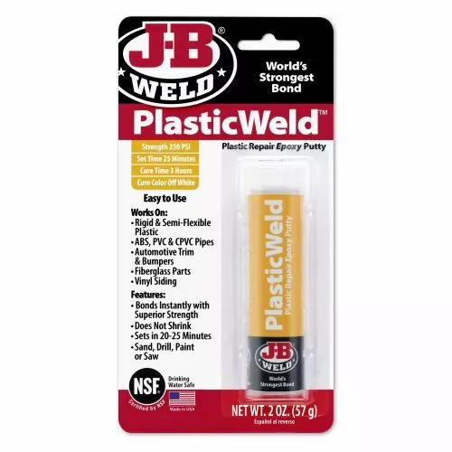 J-B WELD - PlasticWeld™ - Plastic Repair Fast Setting Epoxy Putty  57g JB WELD