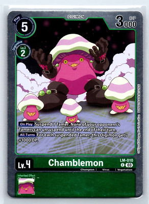 Digimon Card - Chamblemon LM-010 C Foil Exceed Apocalypse - NM