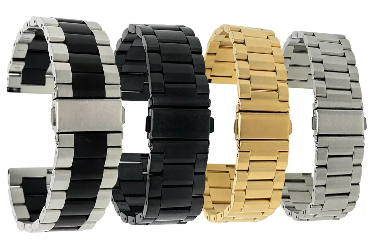 Mens metal watch straps sale