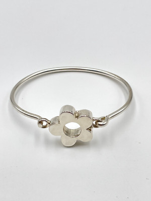 STERLING SILBER 925 BLUMEN ARMREIF 7'' ARMBAND 3 mm 17,3 g