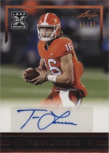 2021 Leaf Memories Trevor Lawrence #GLR-TL1