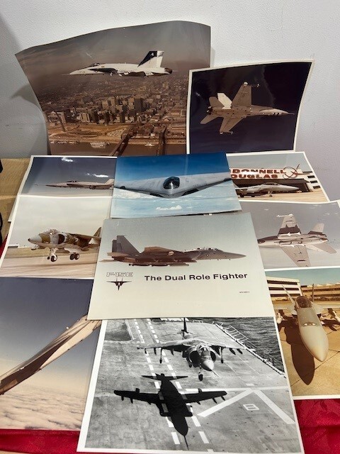 Lot 11 McDonnel Douglas Airplane Air Force Original Photos