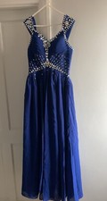 Excellent Condition Ladies Royal Blue Prom/ Wedding/ Party Dress