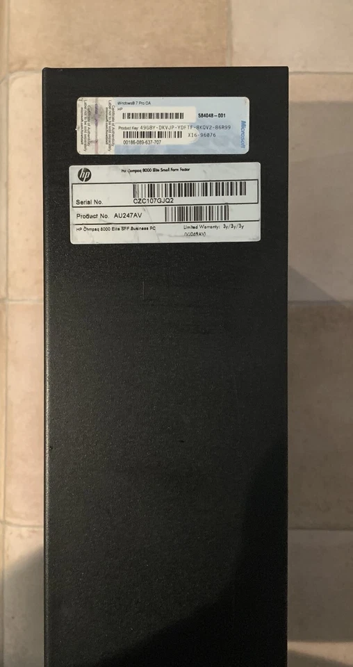 Fast HP Elite SFF 12GB Ram 120GB SSD + 1TB HDD, Windows 7, Wi-Fi Dongle - Image 4 of 4