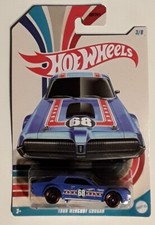 2023 Hot Wheels 1968 Mercury Cougar (Blue) American Steel 3/8