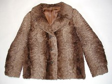 Marke KESKA Kurze Echtpelz Jacke indisch Lamm Pelzjacke Pelzmantel Gr. 36