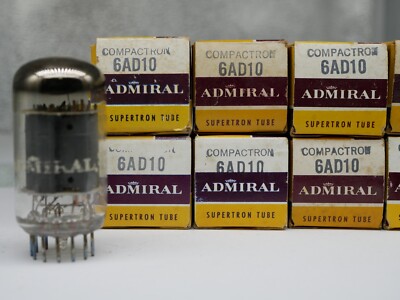 1x 6AD10 ADMIRAL USA NEW in Box NIB Supertron TUBE RÖHRE
