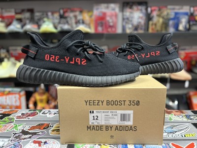 yeezy 350 v2 bred size 12