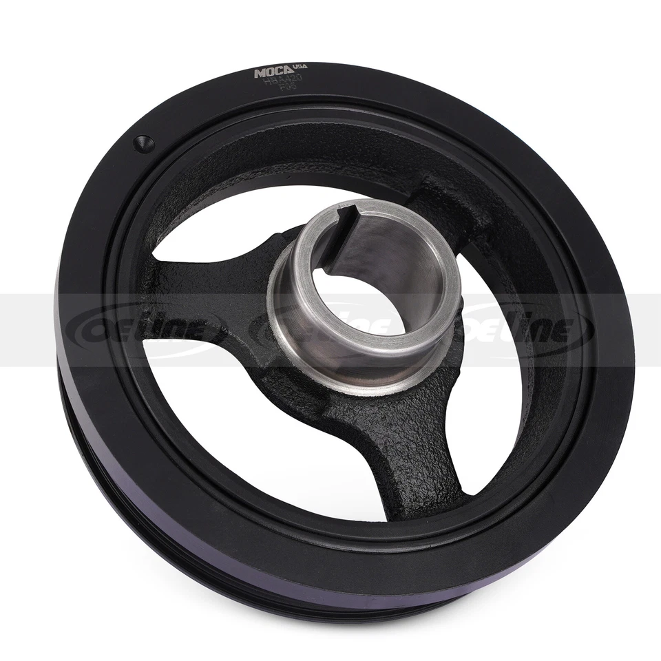 Harmonic Balancer Serpentine Belt Component Kit for Buick Chevrolet GMC Pontiac - Image 4 of 4