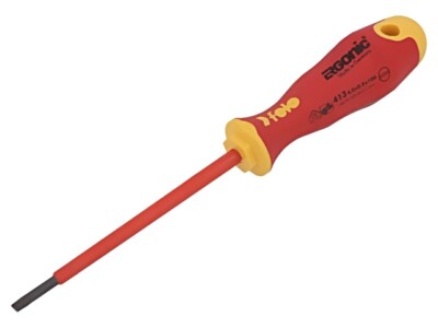 413 040 90 Schraubendreher isoliert flach 4,0x0,8mm ERGONIC  FELO