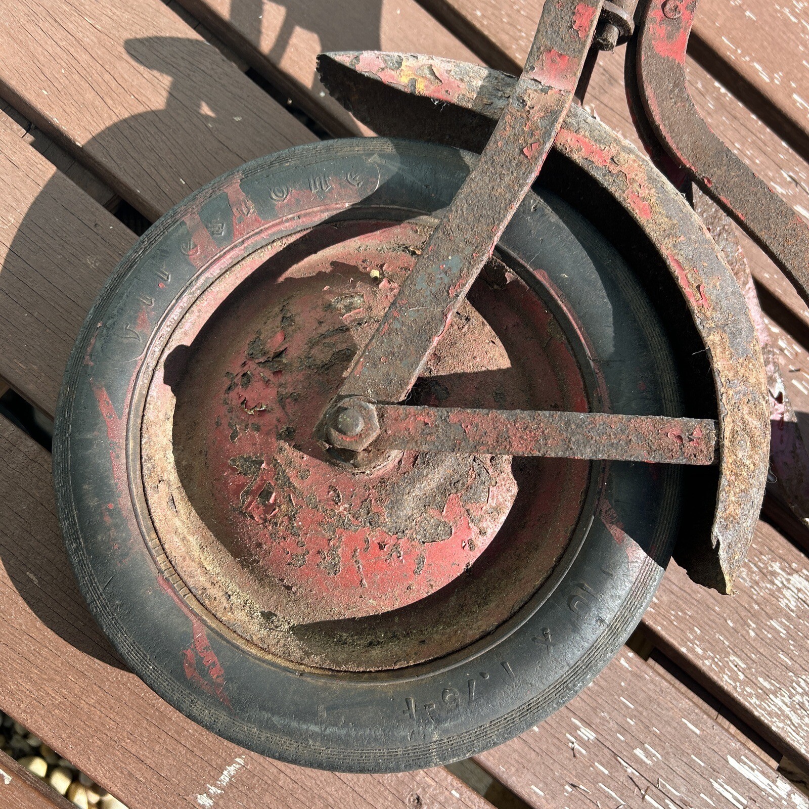 Antique Scooter Auto Wheel Coaster Company Kick Pedal Car Beautiful ...
