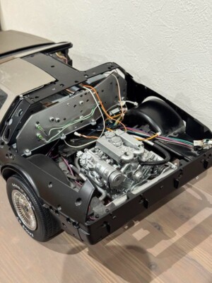 DeAGOSTINI Back to the Future DeLorean 1/8 Scale Complete Built