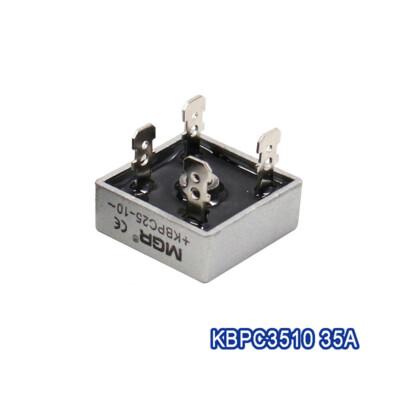 KBPC3510 35A / 1000V Silicone Bridge Rectifier Diode, AC to DC 12V 24V Charger