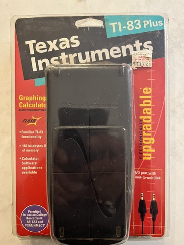 Texas Instruments TI-83 Graphing Calculator College Board Test permitted NIB