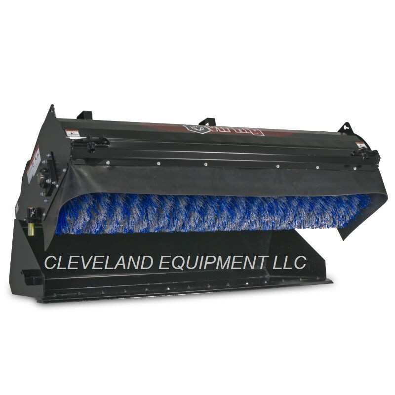 NEW 72" VIRNIG PICK UP BROOM ATTACHMENT Skid Steer Loader Collector Box