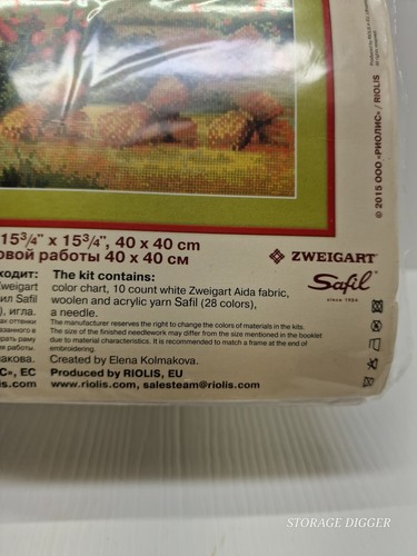 NEW 2015 Riolis Counted Cross Stitch Kit "Serbian Countryside Landscape" #1569 - Picture 5 of 8