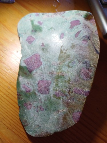 RUBINO IN FUCHSITE NATURALE★ Fuchsite Ruby ★ Minerali ★ India ★ 234 gr ★ - Foto 7 di 14