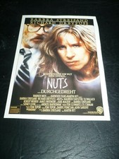 NUTS, film card Barbra Streisand, Richard Dreyfuss 
