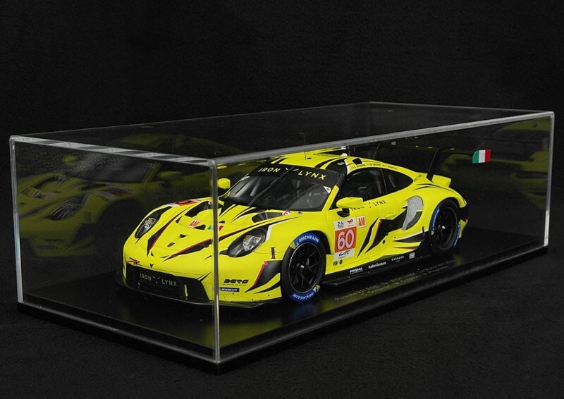 スパーク　1/18 porsche911 rsr-19 iron lynx Spark PORSCHE 911 991-2 RSR-19 4.2L 24h LE MANS 2023 #60