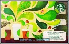 STARBUCKS 2015 CANADA COFFEE AROMA TREAT IT LIKE CASH NEW COLLECTIBLE GIFT CARD