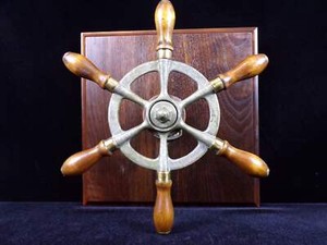 Ship's Wheel (12") - Mounted
