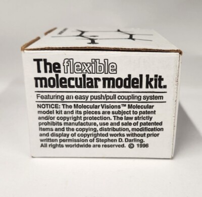 Molecular Visions 1996 A Chair Cyclohexane  Molecule Model Kit 