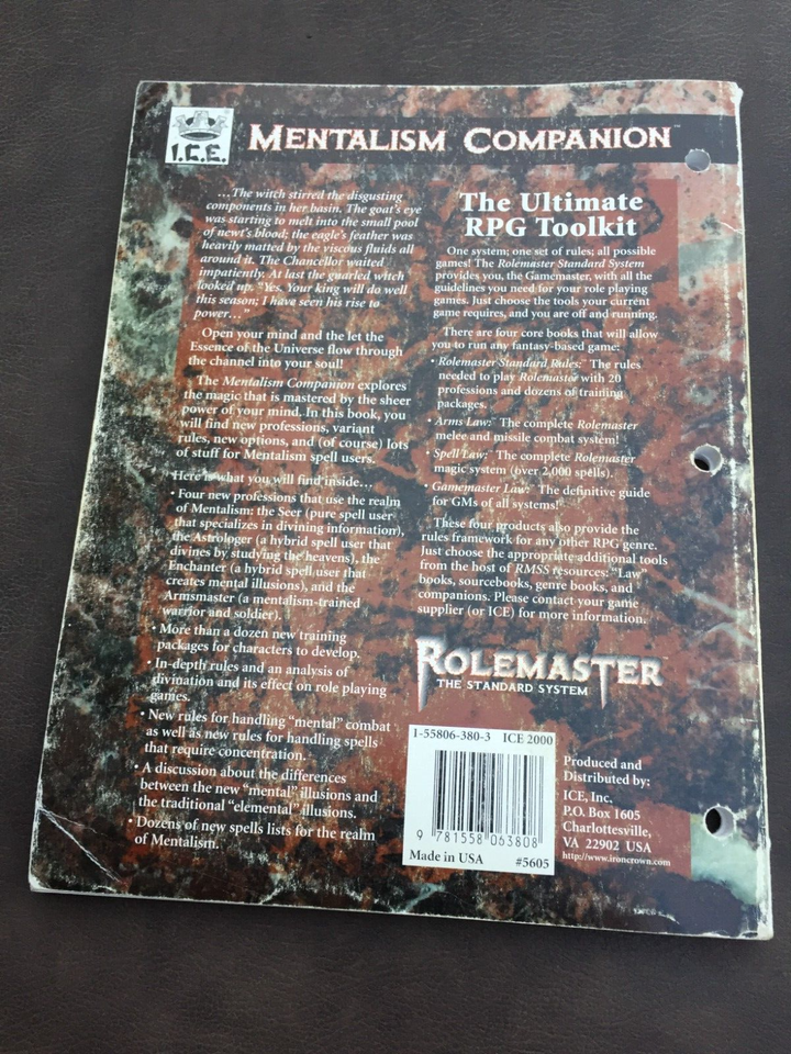Guía del jugador de Rolemaster (Rolemaster: The Standard System