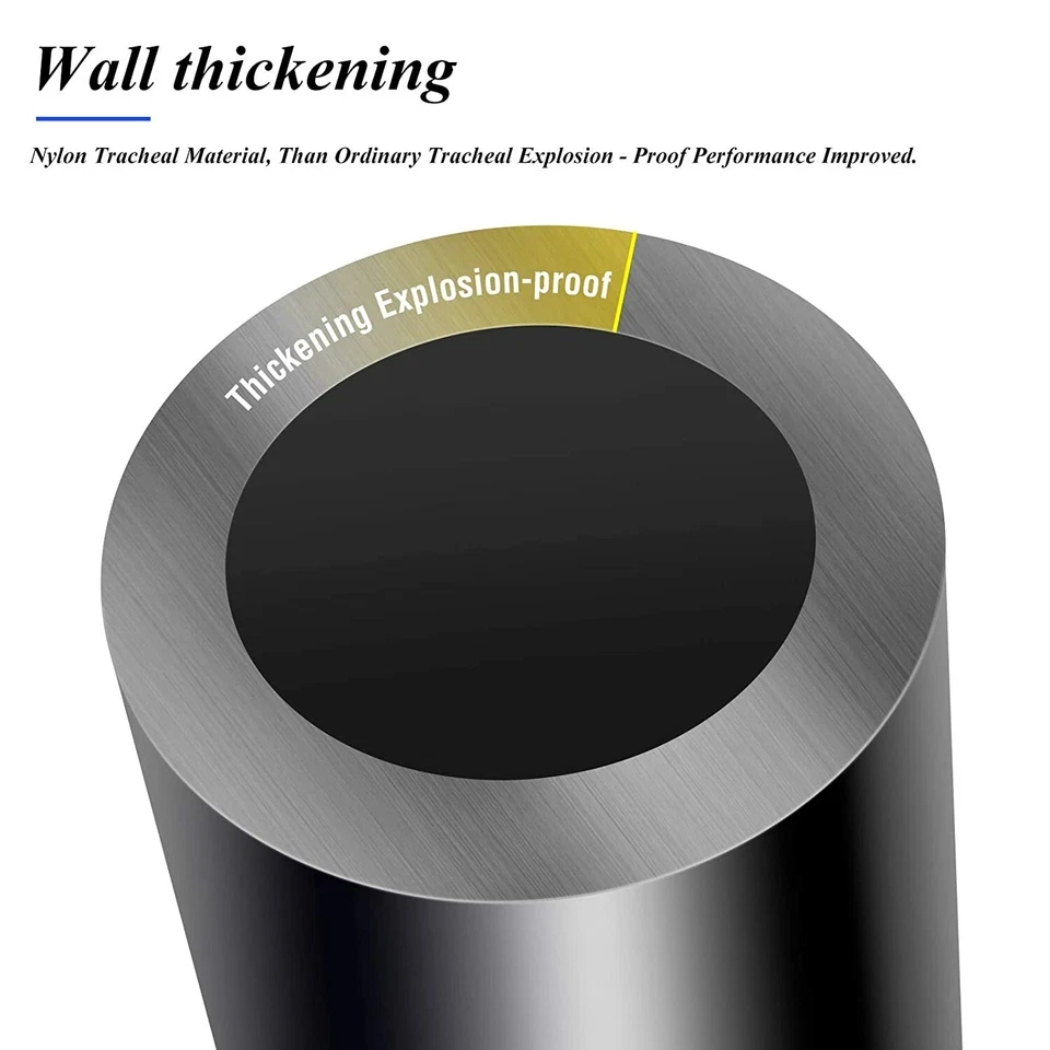 Manguera de freno de línea de aire de nailon aprobada por OD DOT de 100 pies 3/8" para bocinas de suspensión neumática Foto 4 de 4