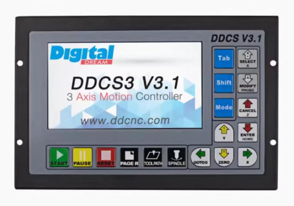 4-Axis CNC Motion Controller Offline DDCS V3.1+4-Axis MPG Pendant Handwheel 5V - Image 2 of 4
