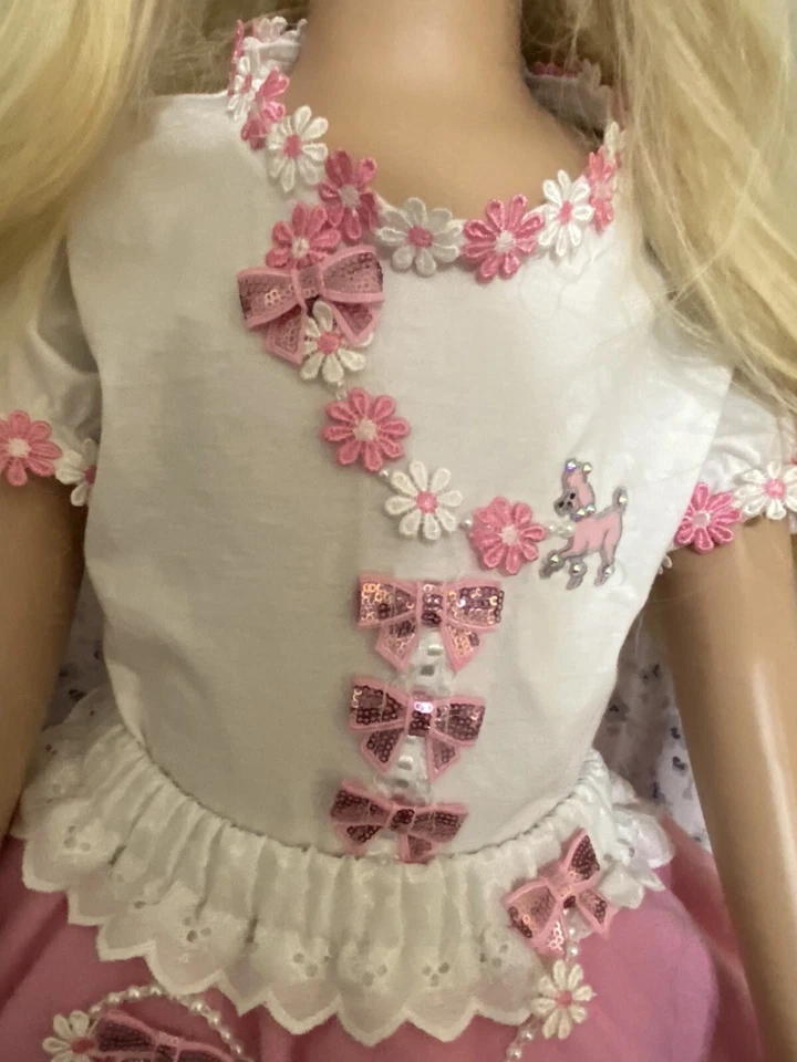 REBAJADO DE NUEVO PRECIOSO CONJUNTO DE CONCURSO HERMOSO LOTE DE BLING 5-6 NIÑAS Foto 3 de 4