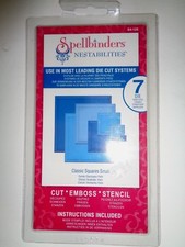 SPELLBINDERS SQUARE DIE, OR JULIE NUTTING- CRAFTS, STAMPING