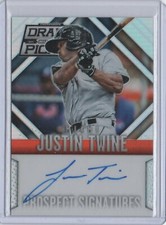 2014 Prizm Perennial Draft Picks PRIZM AUTOGRAPH #43 Justin Twine MIAMI RC