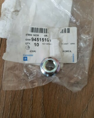 1x Original GM Stabilisatorwelle Mutter vorne Brandneu 94515101