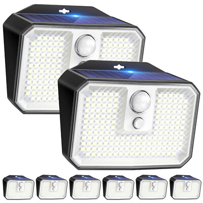 Larger SUPER BRIGHT 168 LED Solar PIR Motion Sensor Light Outdoor Security Lamp