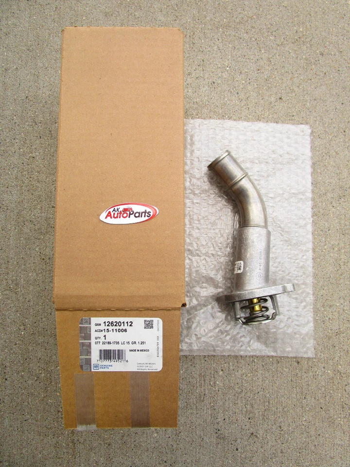 04 - 07 BUICK RAINIER 4.2L ДВИГАТЕЛЯ ОХЛАЖДАЮЩЕЙ ЖИДКОСТИ ТЕРМОСТАТ С КОРПУСОМ OEM НОВЫЙ - Изображение 2 из 4
