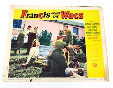 Francis Joins The Wacs 1954 Universal Pictures Movie Lobby Card Poster 11x14 VTG