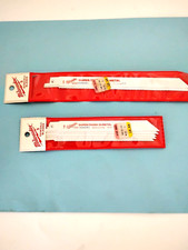 Lot of 2 Milwaukee Sawzall Blade Bi-Metal 5 pack (7 Total )