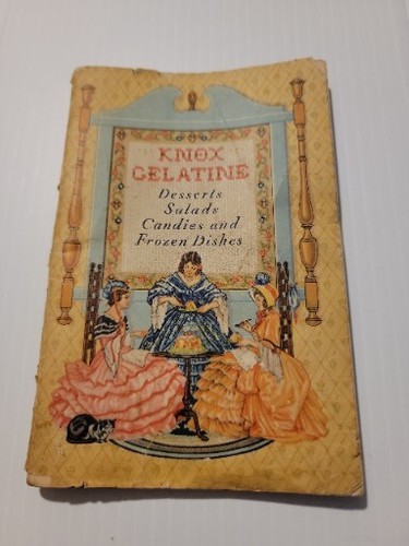 Antique 1933 Cook Booklet From Knox Gelatin Recipe Cookbook  - Picture 1 of 10